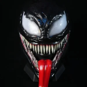 Black Symbiosis Helmet With Tongue